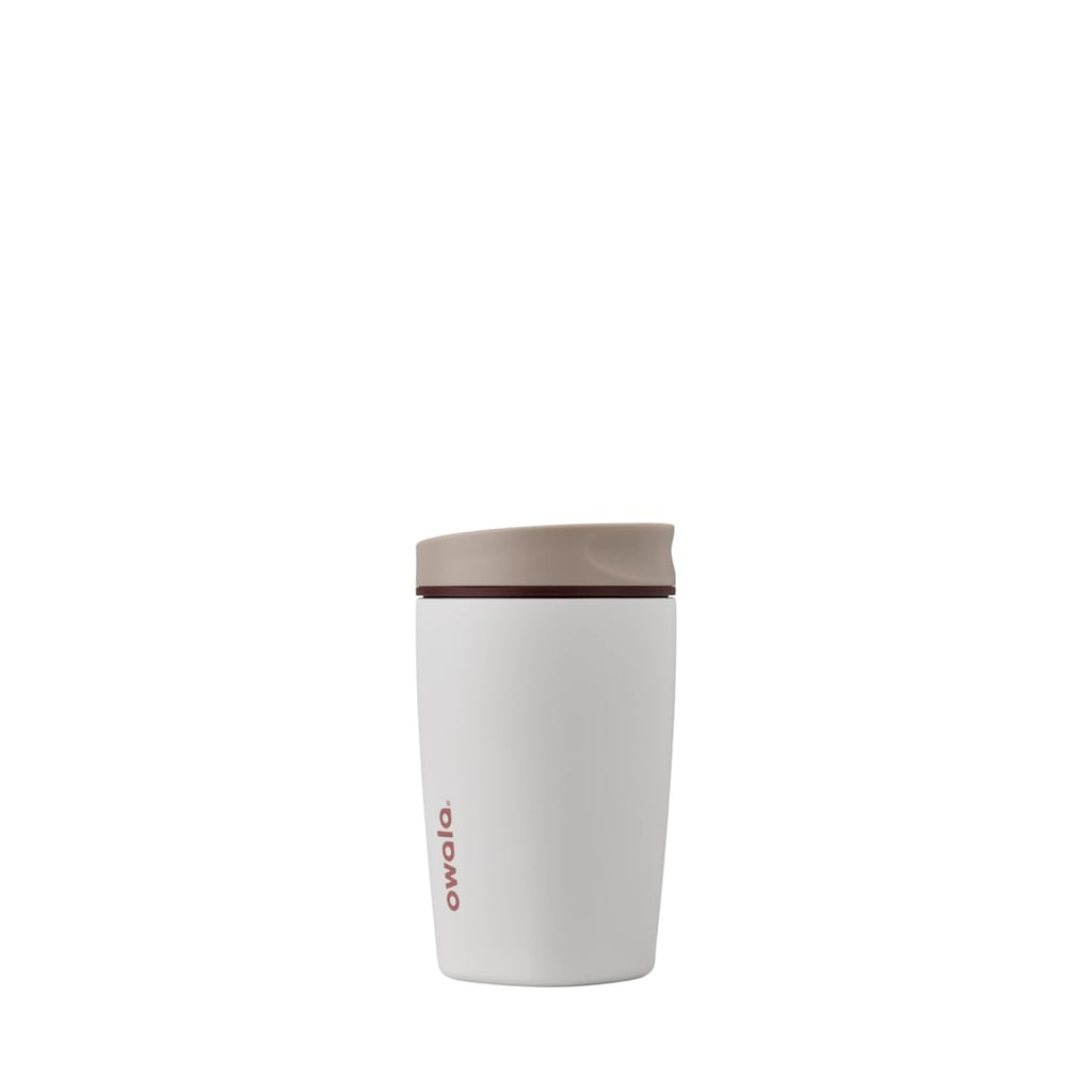 Owala SmoothSip Slider Insulated Stainless Steel Coffee Tumbler, Reusable Iced Coffee Cup, Hot Coffee Travel Mug, BPA Free 20 oz, Pucker Up