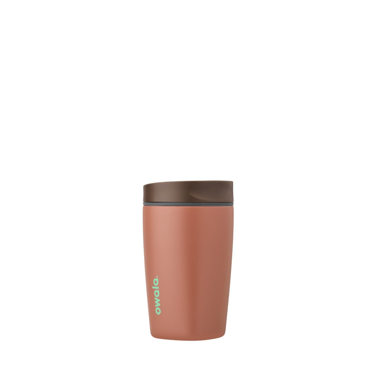 Owala SmoothSip Slider Insulated Stainless Steel Coffee Tumbler, Reusable Iced Coffee Cup, Hot Coffee Travel Mug, BPA Free 20 oz, Pucker Up