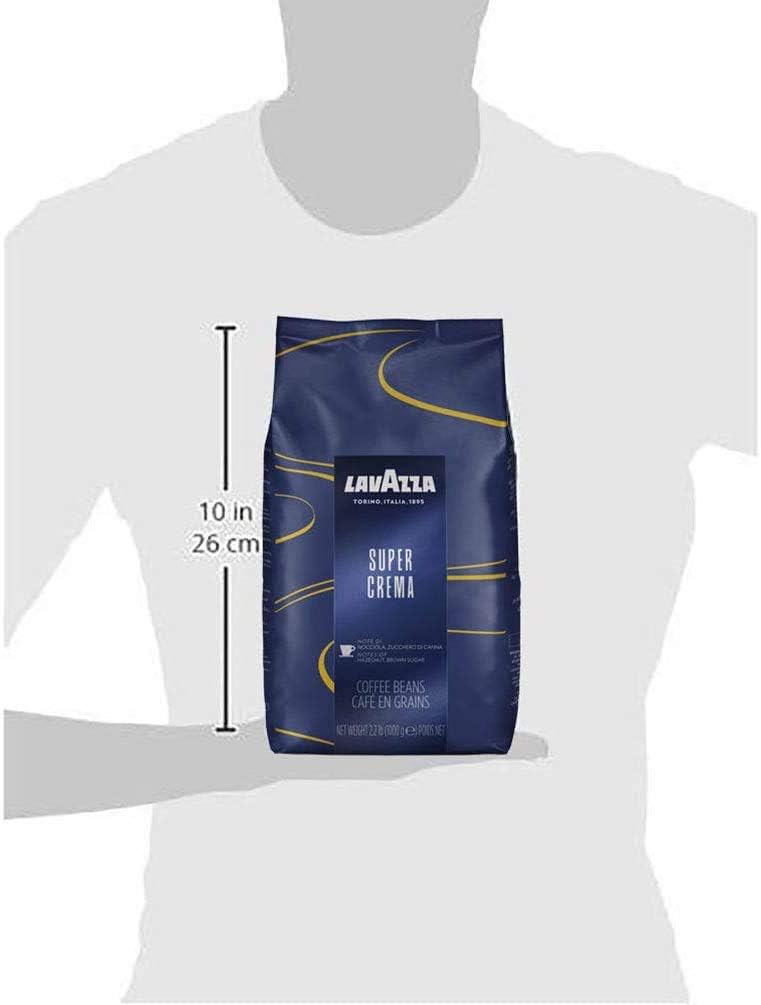 Lavazza Espresso Whole Bean Coffee, Medium Roast, 100% Arabica, 2.2 lb Bag (Pack of 1)