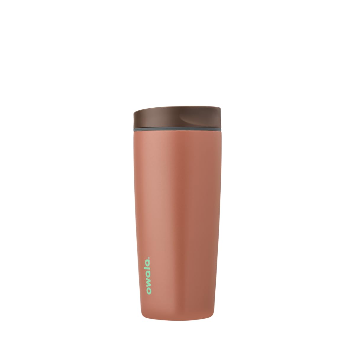 Owala SmoothSip Slider Insulated Stainless Steel Coffee Tumbler, Reusable Iced Coffee Cup, Hot Coffee Travel Mug, BPA Free 20 oz, Pucker Up