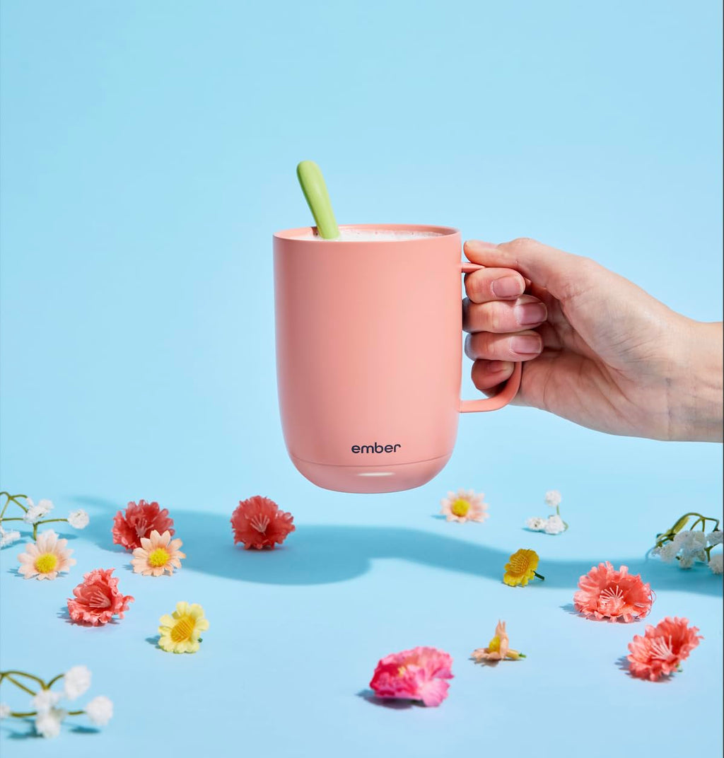 Ember Temperature Control Smart Mug 2, 14 Oz, App-Controlled Heated Coffee Mug with 80 Min Battery Life and Improved Design, Black