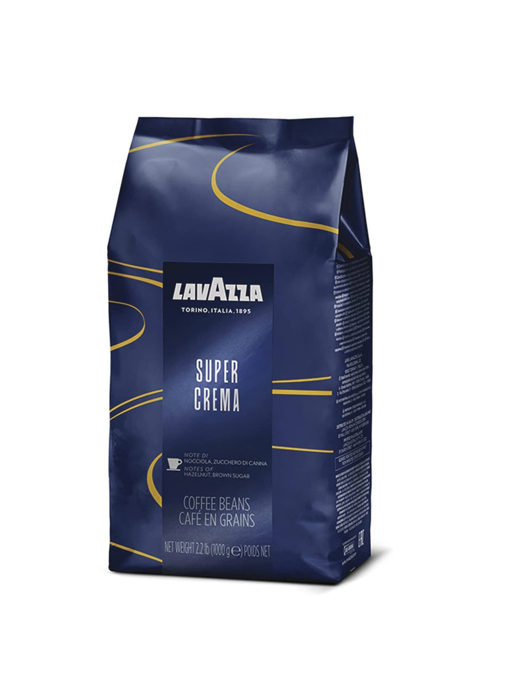 Lavazza Espresso Whole Bean Coffee, Medium Roast, 100% Arabica, 2.2 lb Bag (Pack of 1)