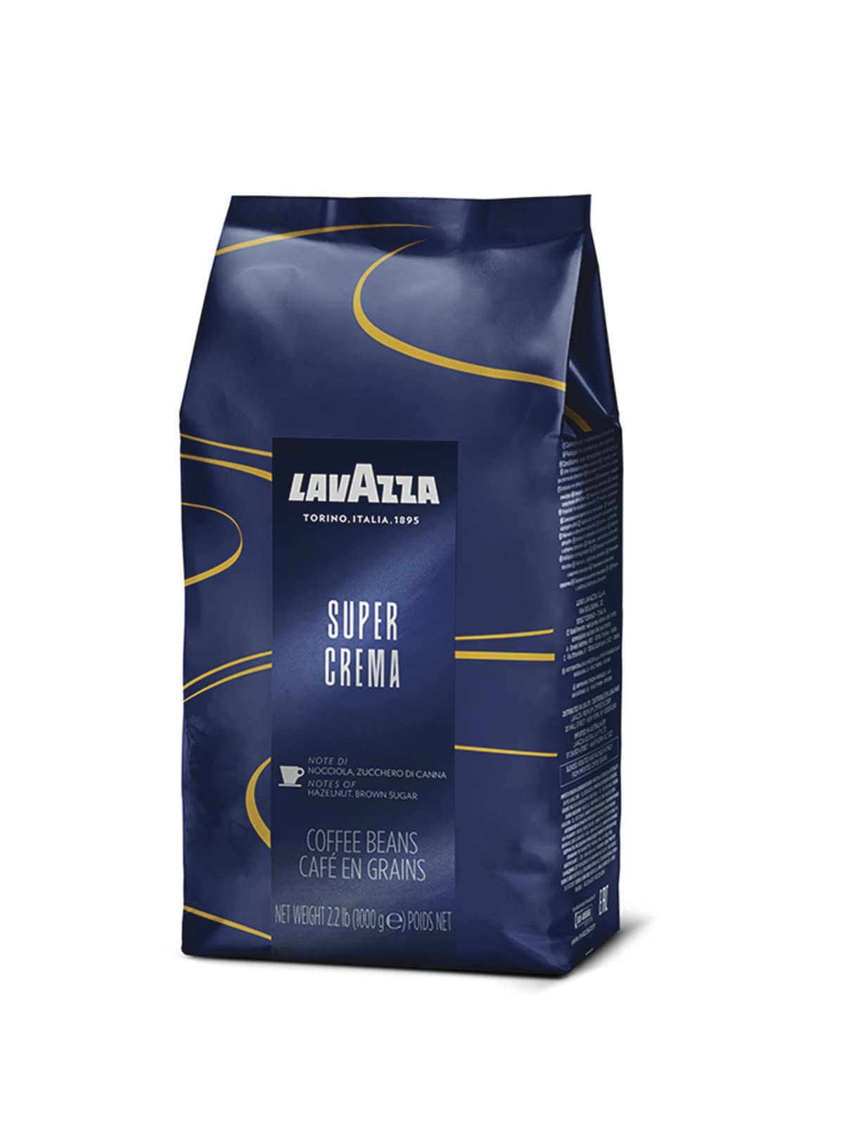 Lavazza Espresso Whole Bean Coffee, Medium Roast, 100% Arabica, 2.2 lb Bag (Pack of 1)