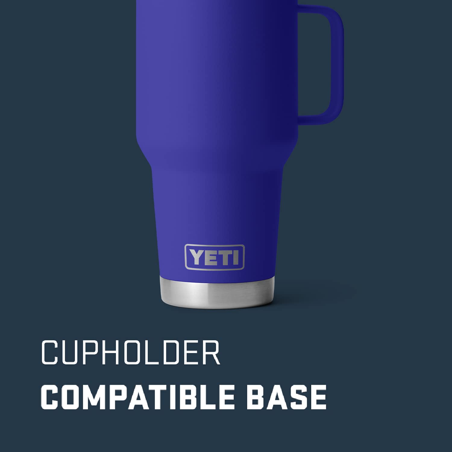 YETI Rambler 30 oz Travel Mug, Stainless Steel, Vacuum Insulated with Stronghold Lid