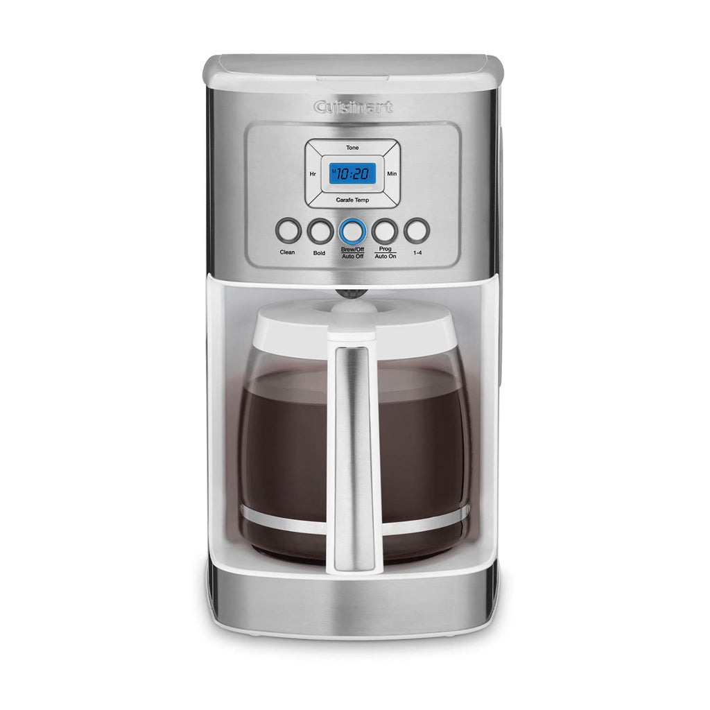 Cuisinart 14-Cup Coffee Maker, Programmable PerfecTemp Glass Carafe Coffee Machine with 1-4 Cup Setting, Brew Strength Control and Pause, Stainless Steel, DCC-3200NAS