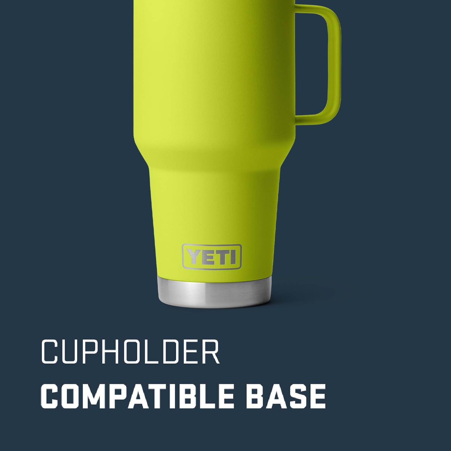 YETI Rambler 30 oz Travel Mug, Stainless Steel, Vacuum Insulated with Stronghold Lid