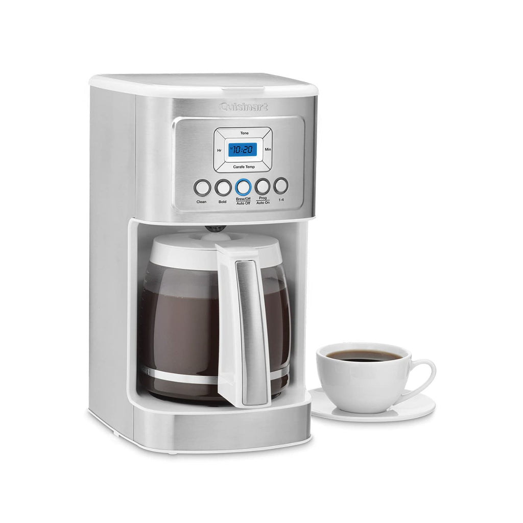 Cuisinart 14-Cup Coffee Maker, Programmable PerfecTemp Glass Carafe Coffee Machine with 1-4 Cup Setting, Brew Strength Control and Pause, Stainless Steel, DCC-3200NAS