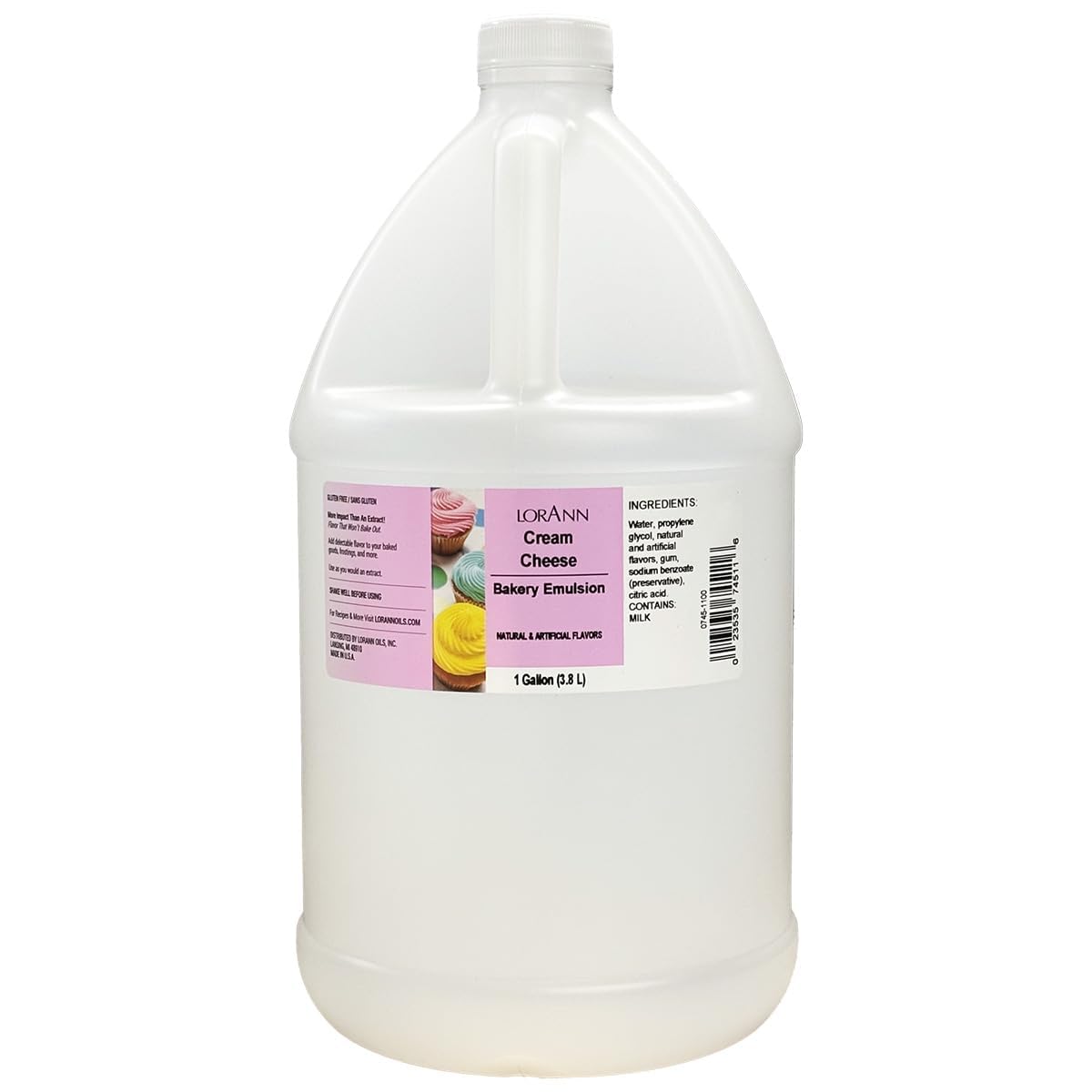LorAnn Oils Coffee Bakery Emulsion: True Essence, Ideal for Boosting Fruit Tones in Cakes, Cookies & Desserts, Gluten-Free, Keto-Friendly, Extract Substitute Essential for Your Kitchen, 4 Oz