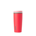 Owala SmoothSip Slider Insulated Stainless Steel Coffee Tumbler, Reusable Iced Coffee Cup, Hot Coffee Travel Mug, BPA Free 20 oz, Pucker Up