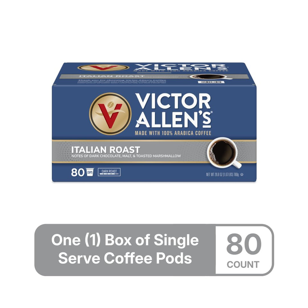 Victor Allen's Coffee Variety Pack (Morning Blend, 100% Colombian, Donut Shop Blend, French Roast), 42 Count, Single Serve Coffee Pods for Keurig K-Cup Brewers