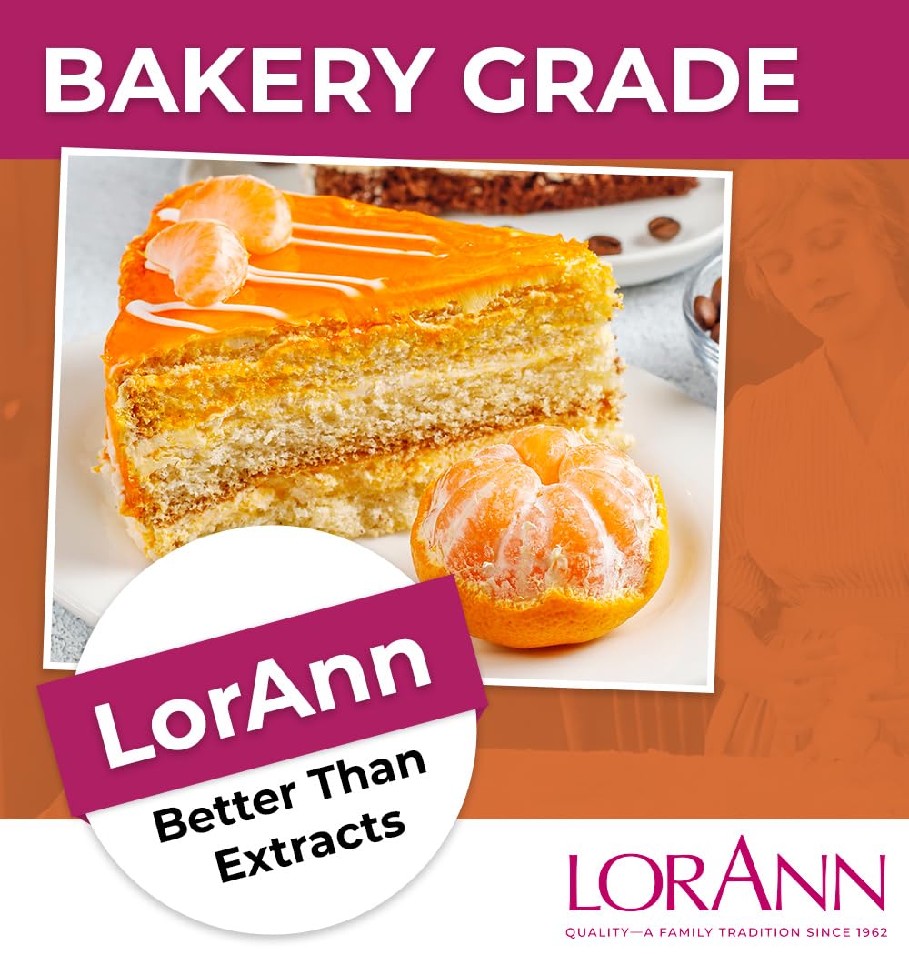 LorAnn Oils Coffee Bakery Emulsion: True Essence, Ideal for Boosting Fruit Tones in Cakes, Cookies & Desserts, Gluten-Free, Keto-Friendly, Extract Substitute Essential for Your Kitchen, 4 Oz