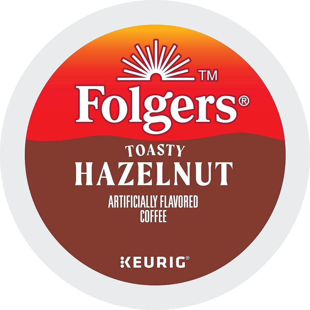 Folgers French Vanilla Artificially Flavored Coffee, Keurig K-Cup pods, 10 Count Box (Pack of 6)
