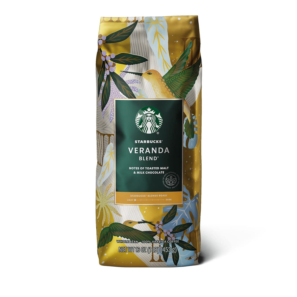 Starbucks Whole Coffee Beans, Medium Roast Hot or Iced Coffee, Pike Place Roast, 28 oz