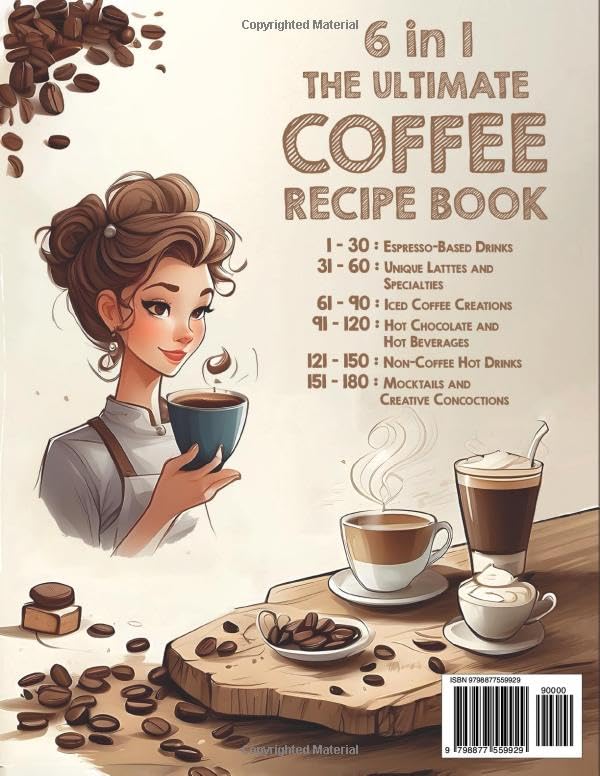 The Ultimate Coffee Recipe Book: Unlock 180 Creative Coffee Delights for Enthusiasts