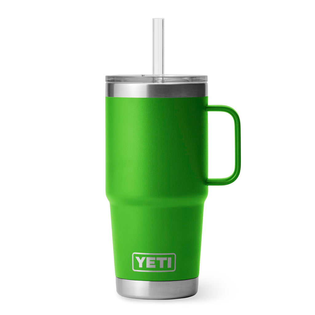 YETI Rambler 35 oz Tumbler with Handle and Straw Lid, Travel Mug Water Tumbler, Vacuum Insulated Cup with Handle, Stainless Steel, Moon Dust - Textured