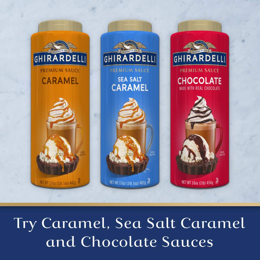 Ghirardelli Caramel Sauce Squeeze Bottle, 16 oz (Pack of 1)