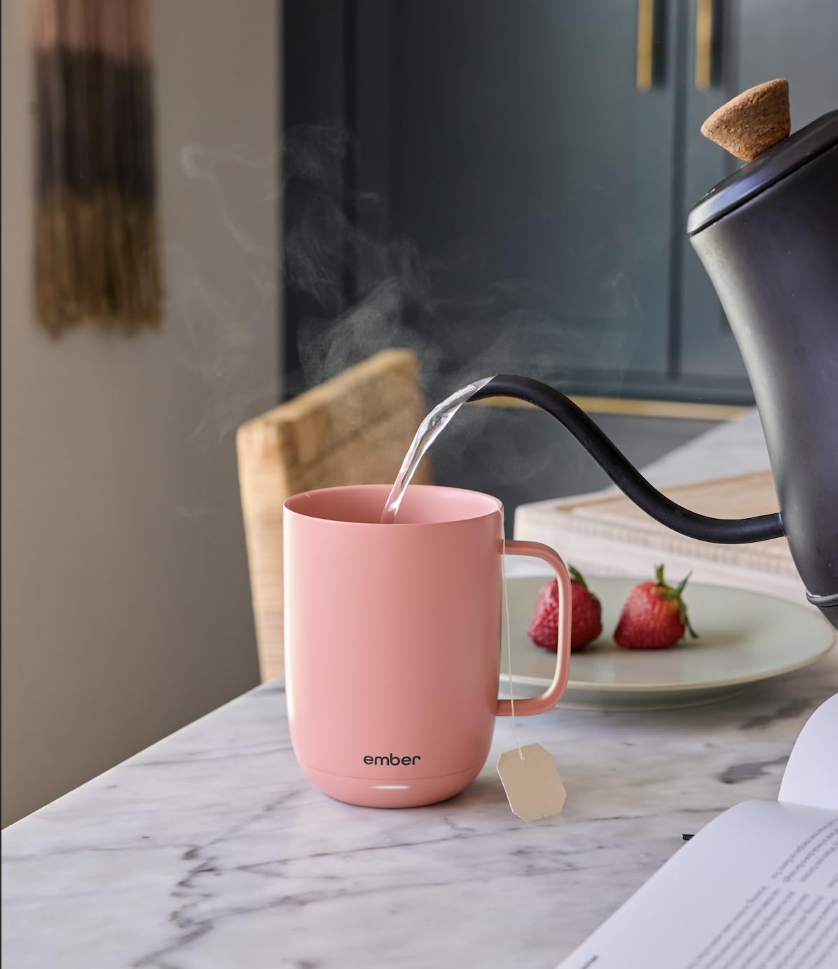 Ember Temperature Control Smart Mug 2, 14 Oz, App-Controlled Heated Coffee Mug with 80 Min Battery Life and Improved Design, Black