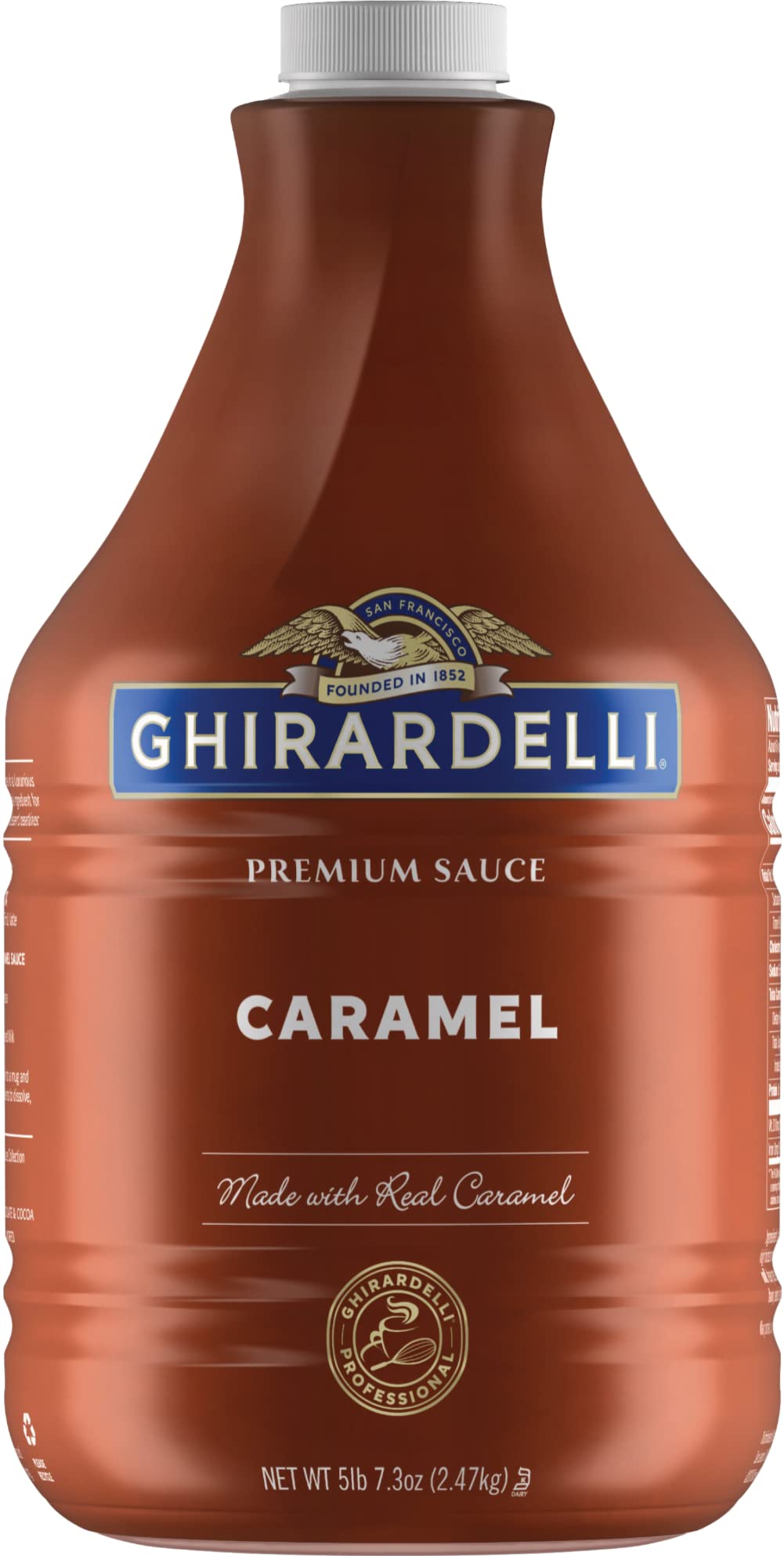 Ghirardelli Caramel Sauce Squeeze Bottle, 16 oz (Pack of 1)