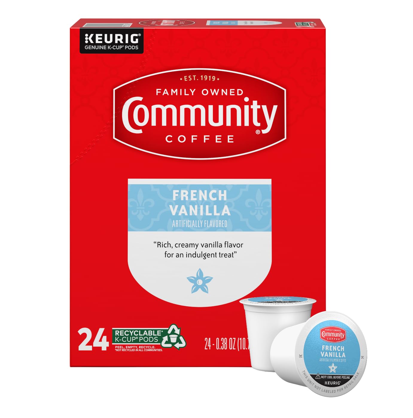 Community Coffee Café Special Medium-Dark Roast Single Serve Keurig K-Cup Pods 32 ct Box