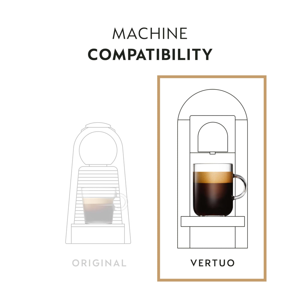 Nespresso Capsules Vertuo, Melozio, Medium Roast Coffee, 30-Count Coffee Pods, Brews 7.8oz.