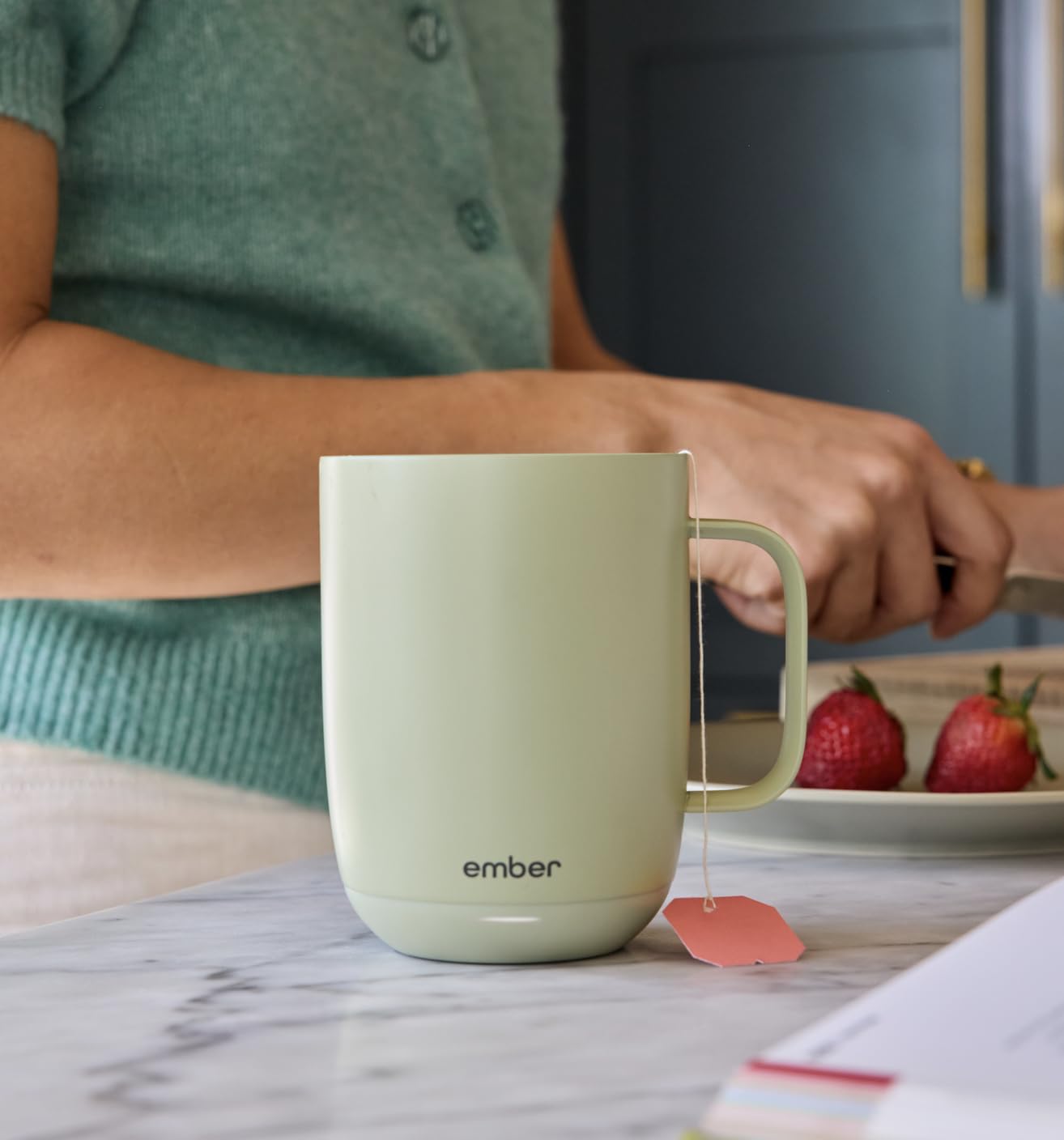Ember Temperature Control Smart Mug 2, 14 Oz, App-Controlled Heated Coffee Mug with 80 Min Battery Life and Improved Design, Black