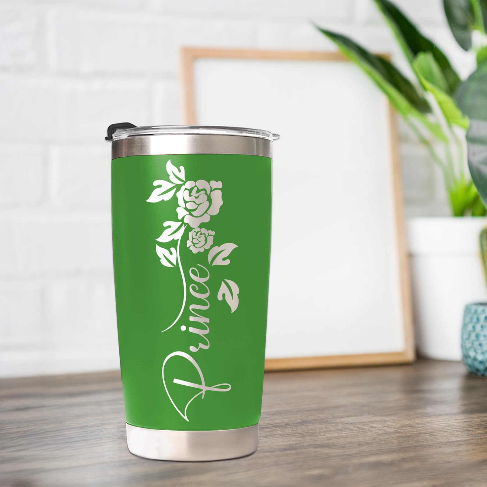 Personalized Tumbler Custom Coffee Tumbler Laser Engrave with Name 20 Oz Stainless Steel Travel Tumbler Cup Mug Personalized Gifts for Birthday Christmas Anniversary for Men Women Kids