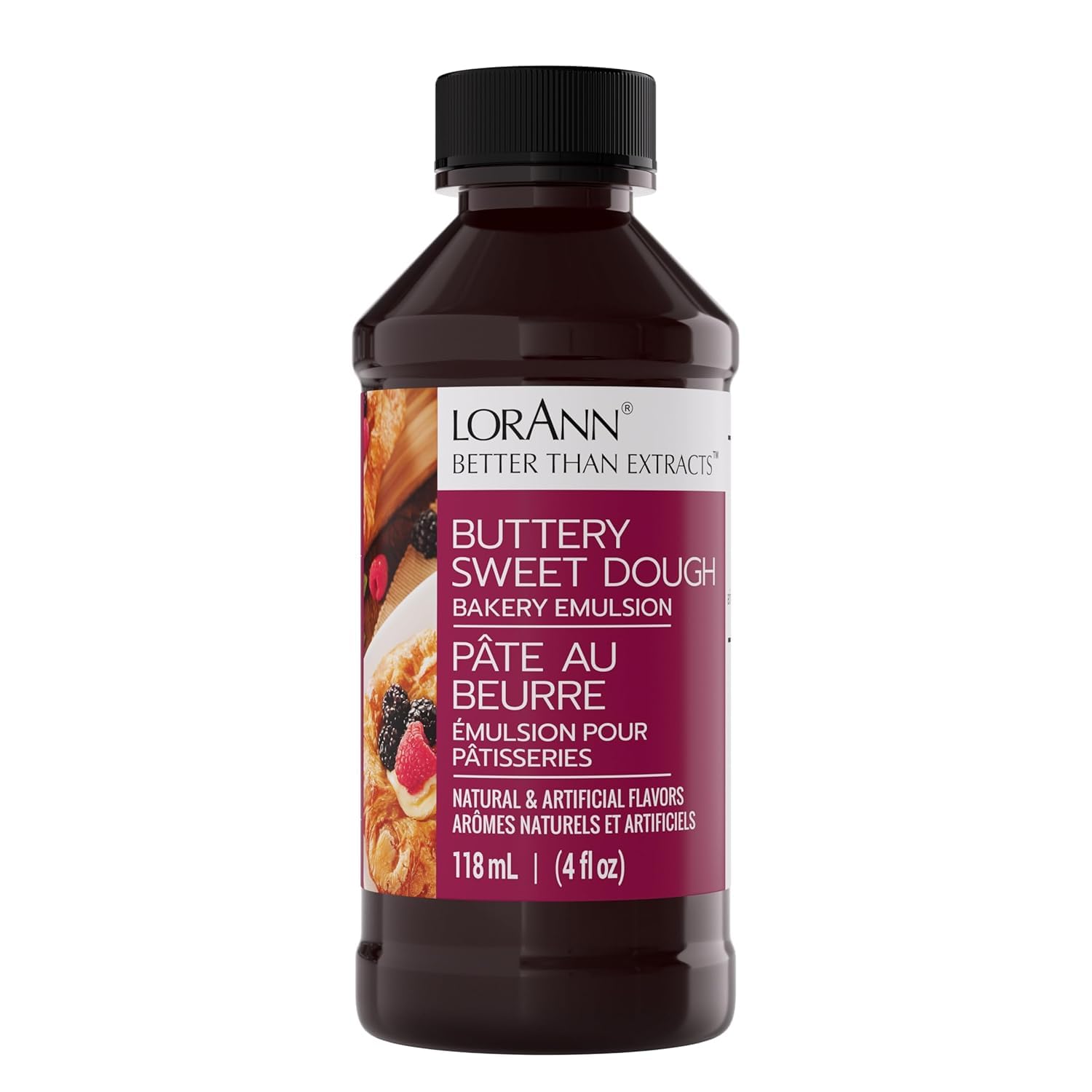 LorAnn Oils Coffee Bakery Emulsion: True Essence, Ideal for Boosting Fruit Tones in Cakes, Cookies & Desserts, Gluten-Free, Keto-Friendly, Extract Substitute Essential for Your Kitchen, 4 Oz