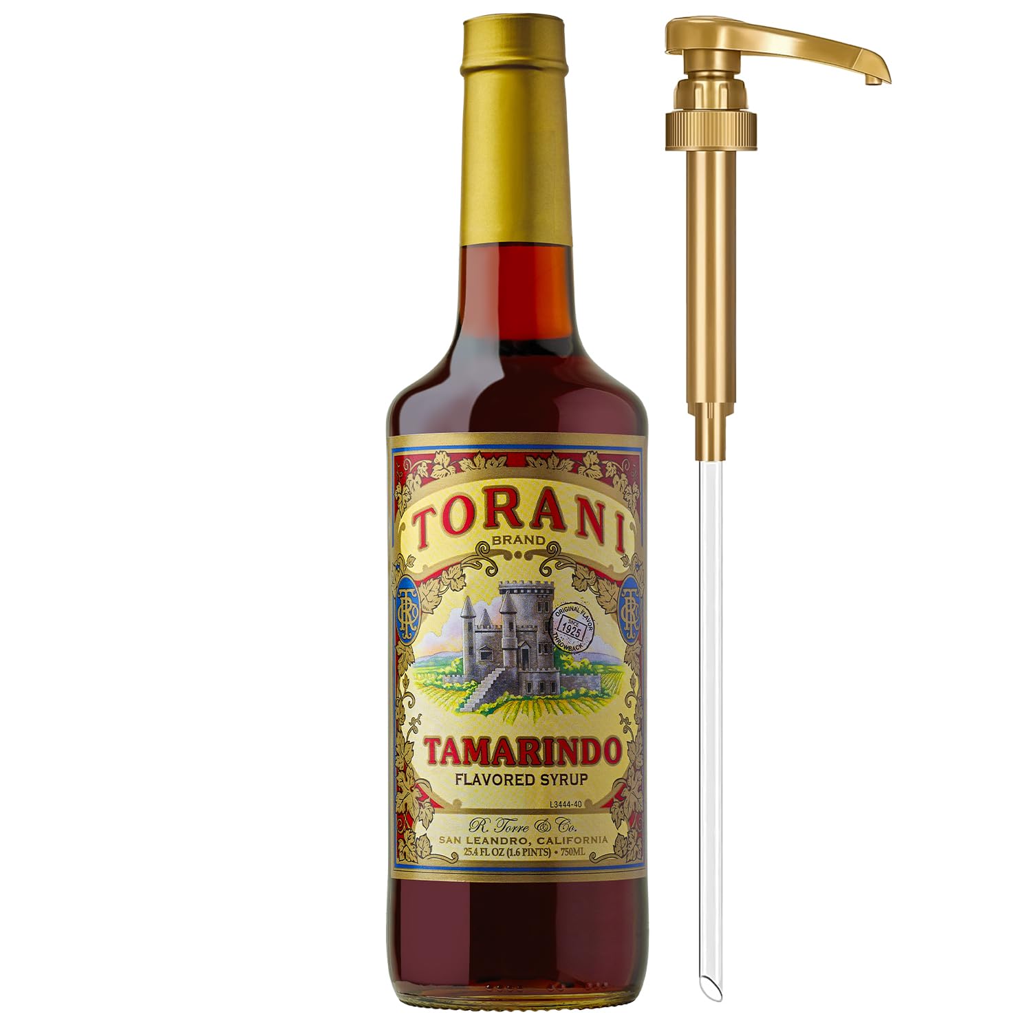 Torani Coffee Syrup, Vanilla Flavored Syrup for Drinks, Pump Included, 25.4 Fl Oz