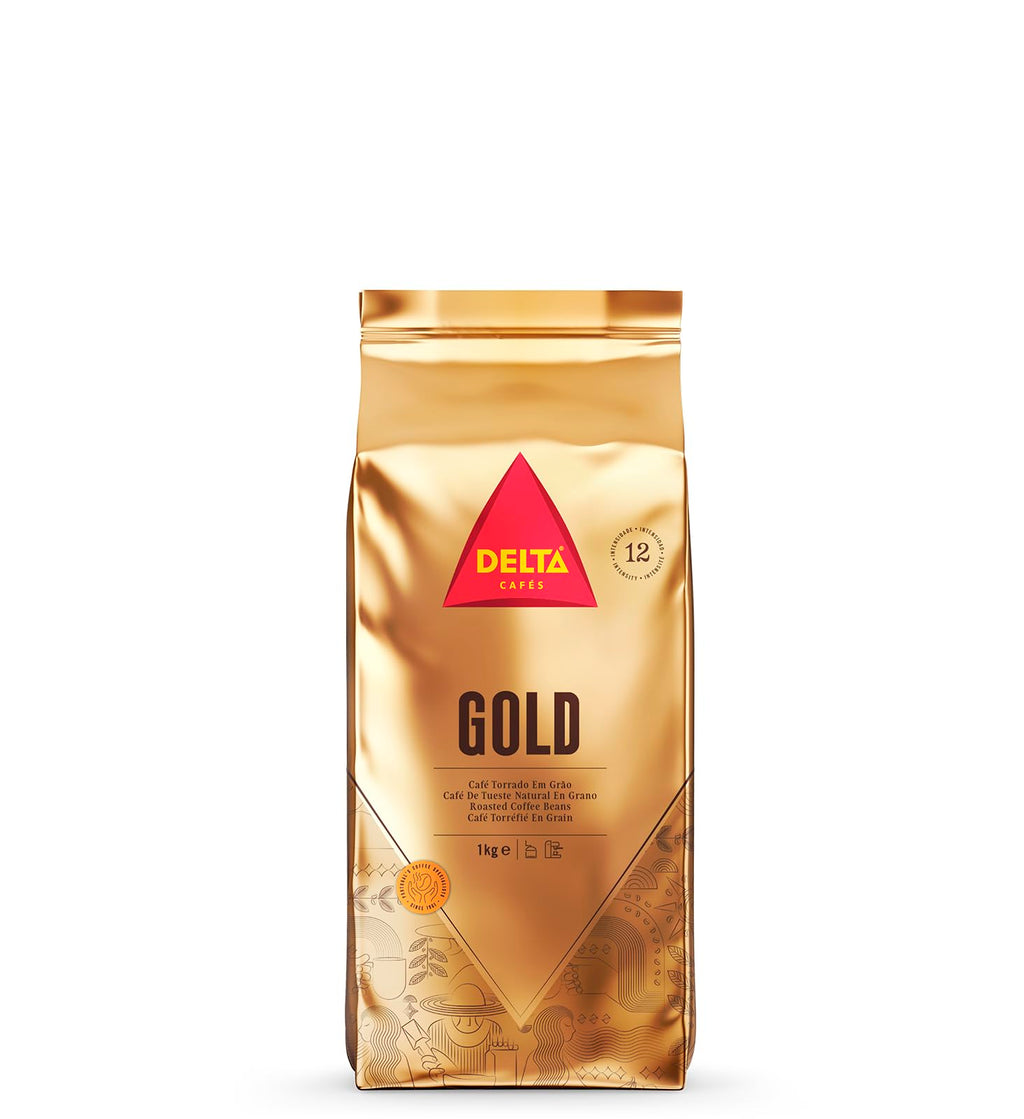 Delta Cafés Gold Whole Bean Coffee 35.2oz Medium Roast Coffee