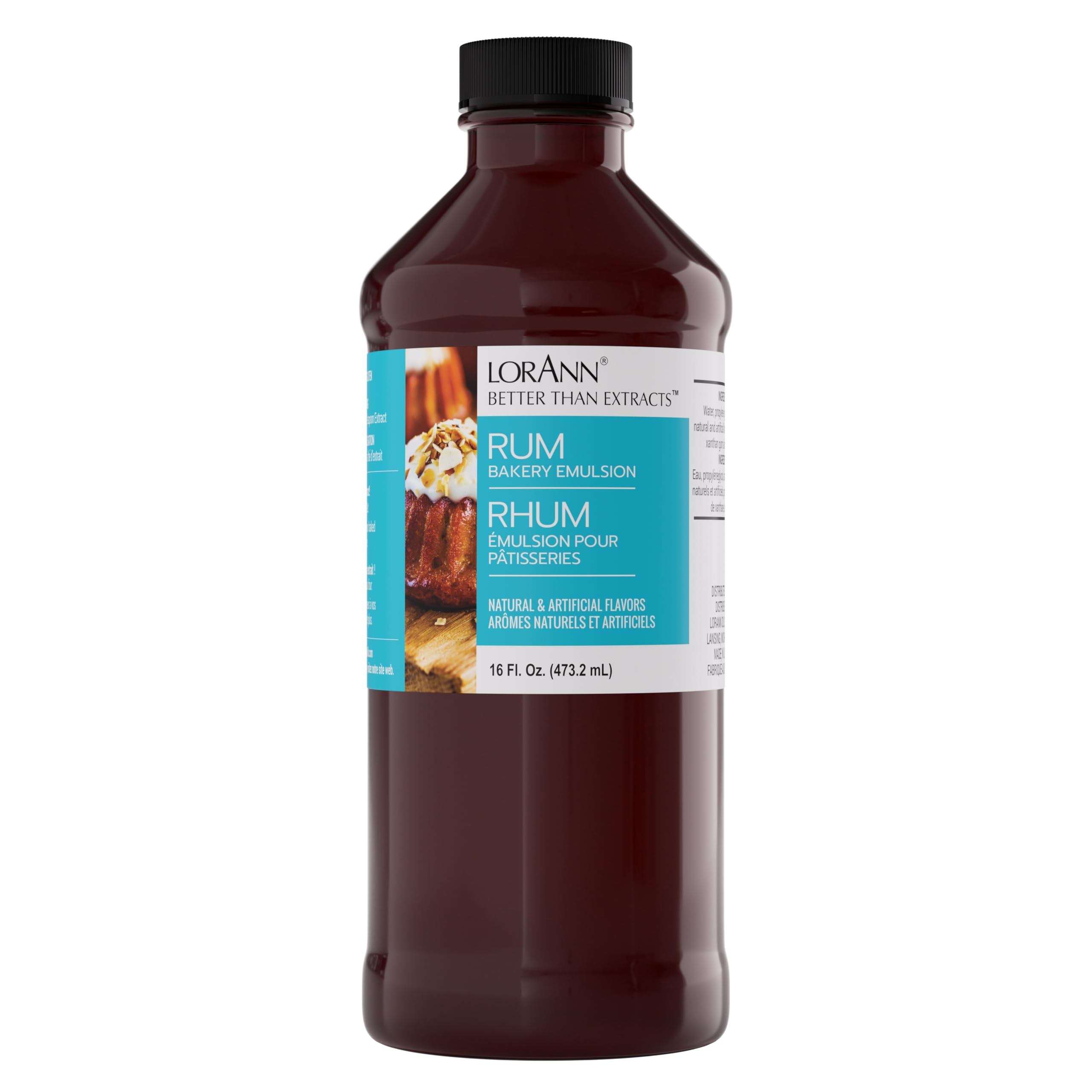 LorAnn Oils Coffee Bakery Emulsion: True Essence, Ideal for Boosting Fruit Tones in Cakes, Cookies & Desserts, Gluten-Free, Keto-Friendly, Extract Substitute Essential for Your Kitchen, 4 Oz