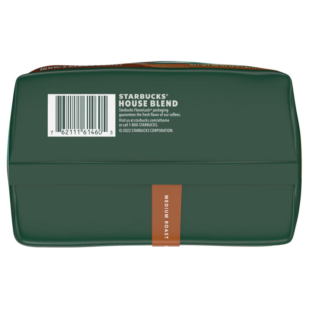 Starbucks Whole Coffee Beans, Medium Roast Hot or Iced Coffee, Pike Place Roast, 28 oz