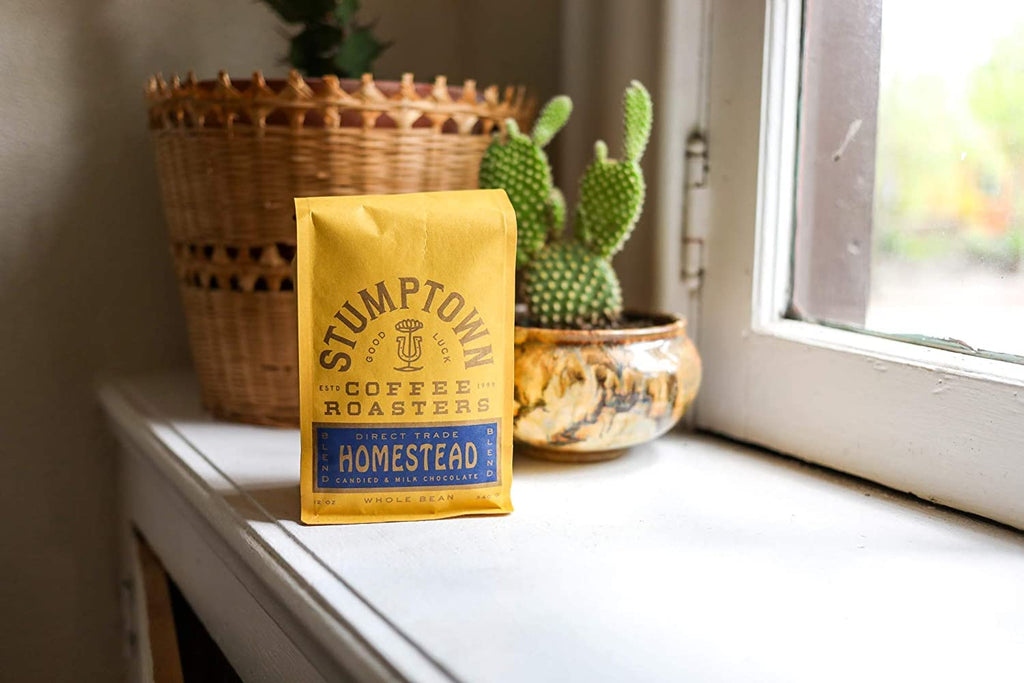 Stumptown Coffee Roasters, Medium Roast Whole Bean Coffee, 100% Arabica Coffee - Hair Bender 12 Ounce Bag with Flavor Notes of Citrus and Dark Chocolate