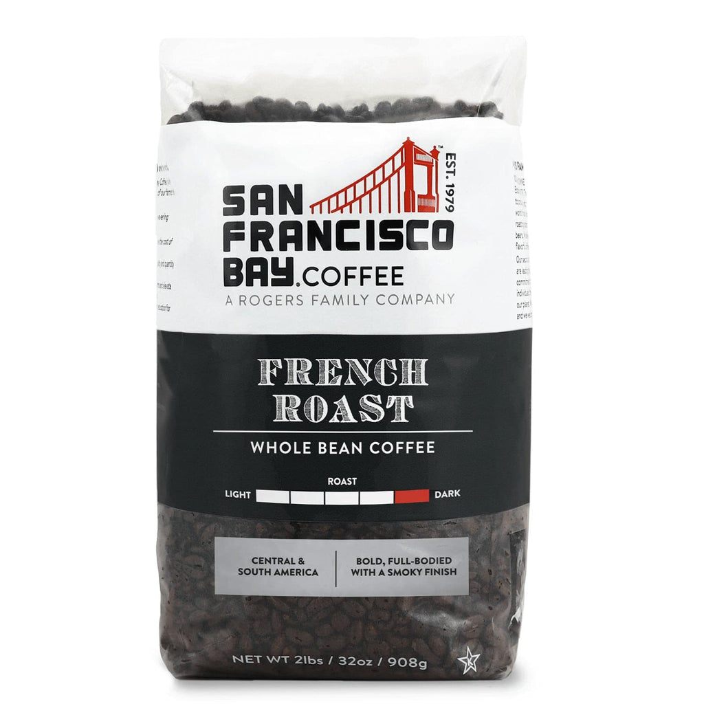 San Francisco Bay Coffee - Medium-Dark Roast Whole Bean Coffee - Fog Chaser (2 lb bag)