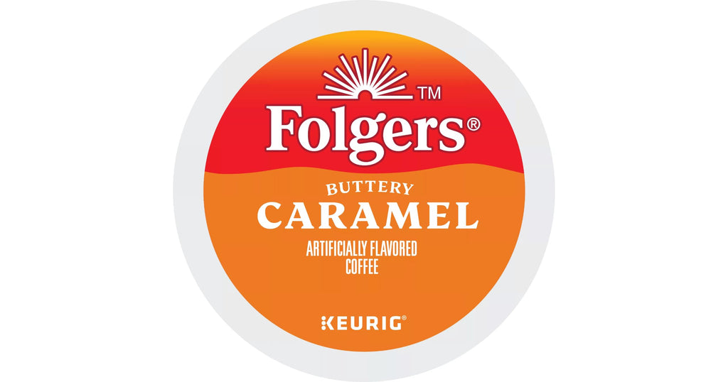 Folgers French Vanilla Artificially Flavored Coffee, Keurig K-Cup pods, 10 Count Box (Pack of 6)