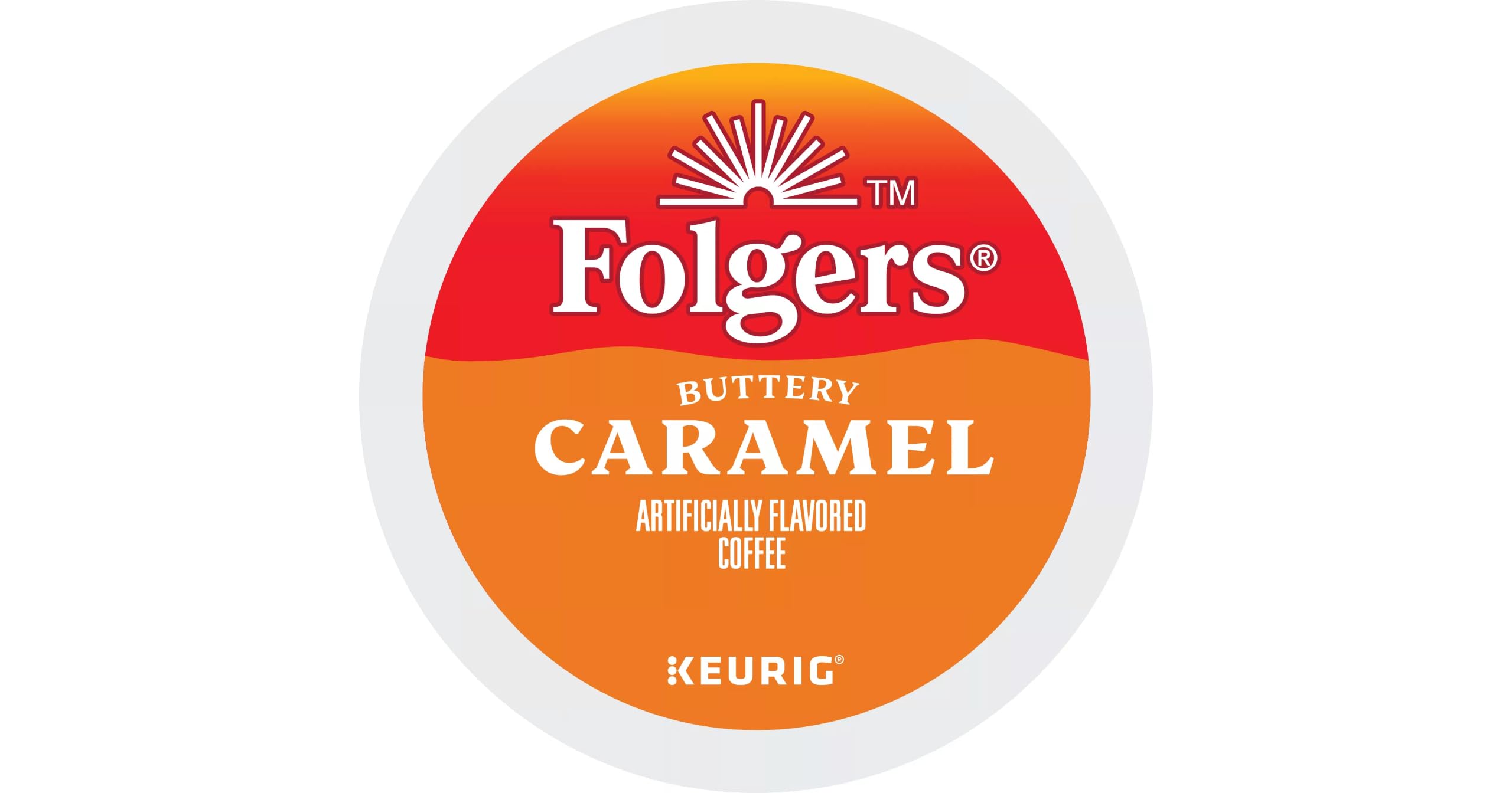 Folgers French Vanilla Artificially Flavored Coffee, Keurig K-Cup pods, 10 Count Box (Pack of 6)