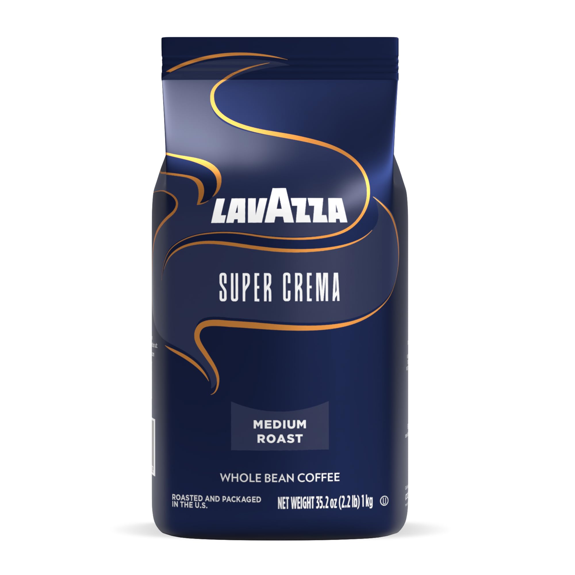 Lavazza Espresso Whole Bean Coffee, Medium Roast, 100% Arabica, 2.2 lb Bag (Pack of 1)