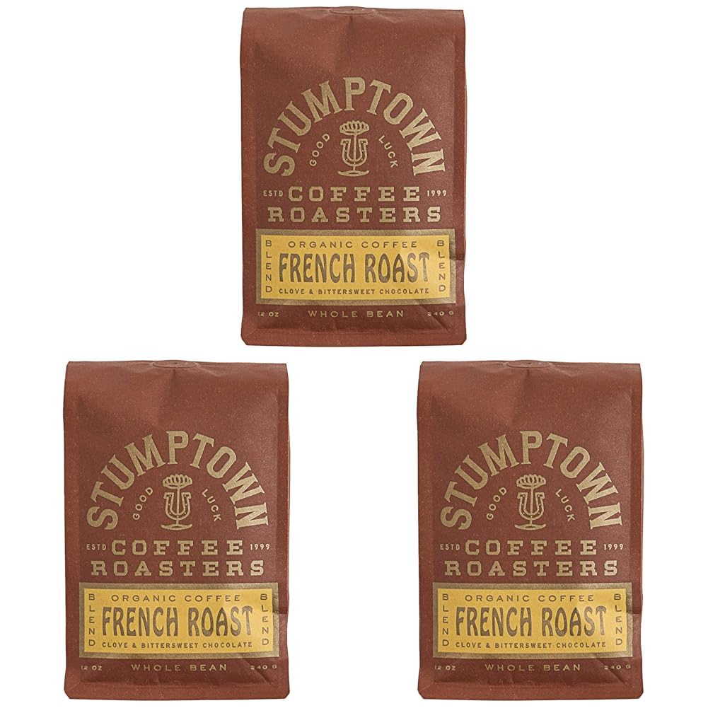 Stumptown Coffee Roasters, Medium Roast Whole Bean Coffee, 100% Arabica Coffee - Hair Bender 12 Ounce Bag with Flavor Notes of Citrus and Dark Chocolate