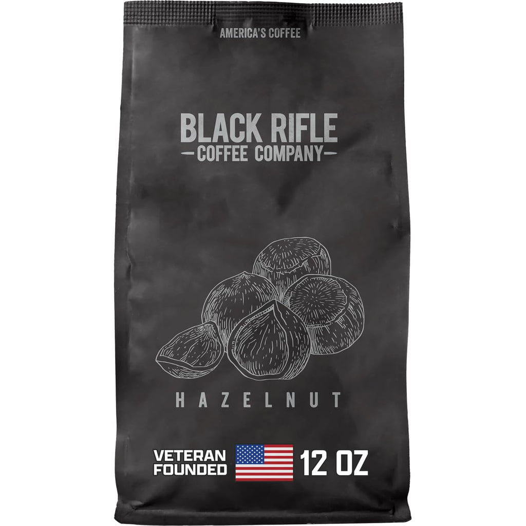 Black Rifle Coffee Company Just Black, 18oz Bag, Ground Coffee Medium Roast - Roasted Blend Made from Arabica Beans - Colombian & Brazilian Beans - Veteran Founded & American Made