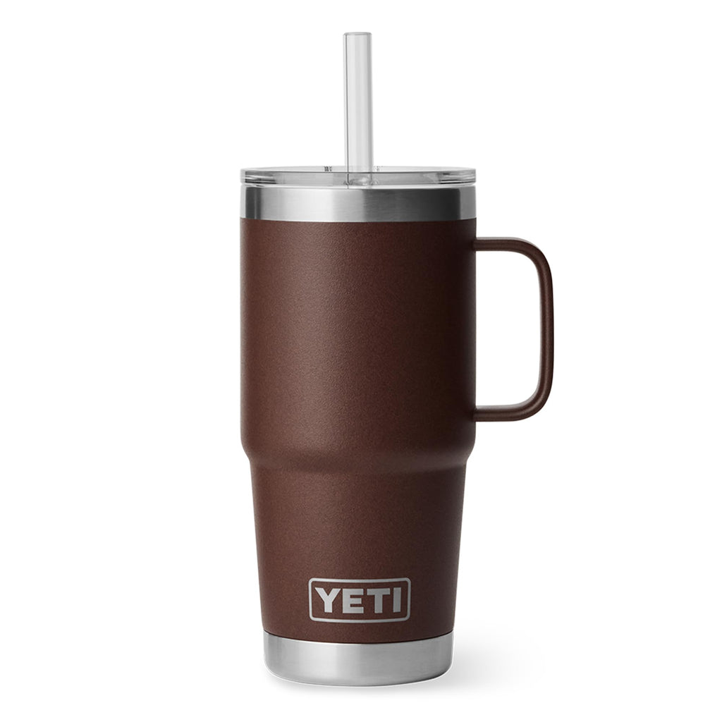 YETI Rambler 35 oz Tumbler with Handle and Straw Lid, Travel Mug Water Tumbler, Vacuum Insulated Cup with Handle, Stainless Steel, Moon Dust - Textured