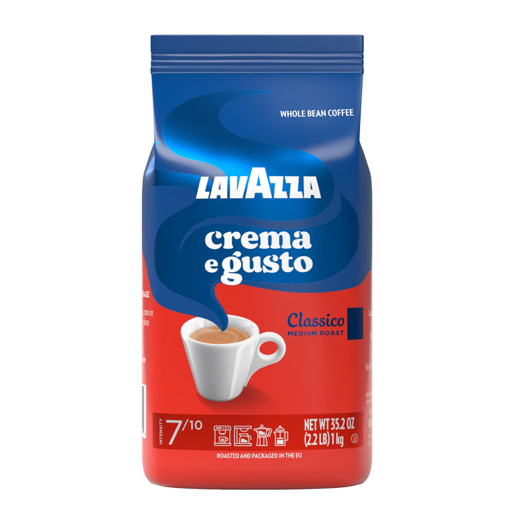 Lavazza Espresso Whole Bean Coffee, Medium Roast, 100% Arabica, 2.2 lb Bag (Pack of 1)