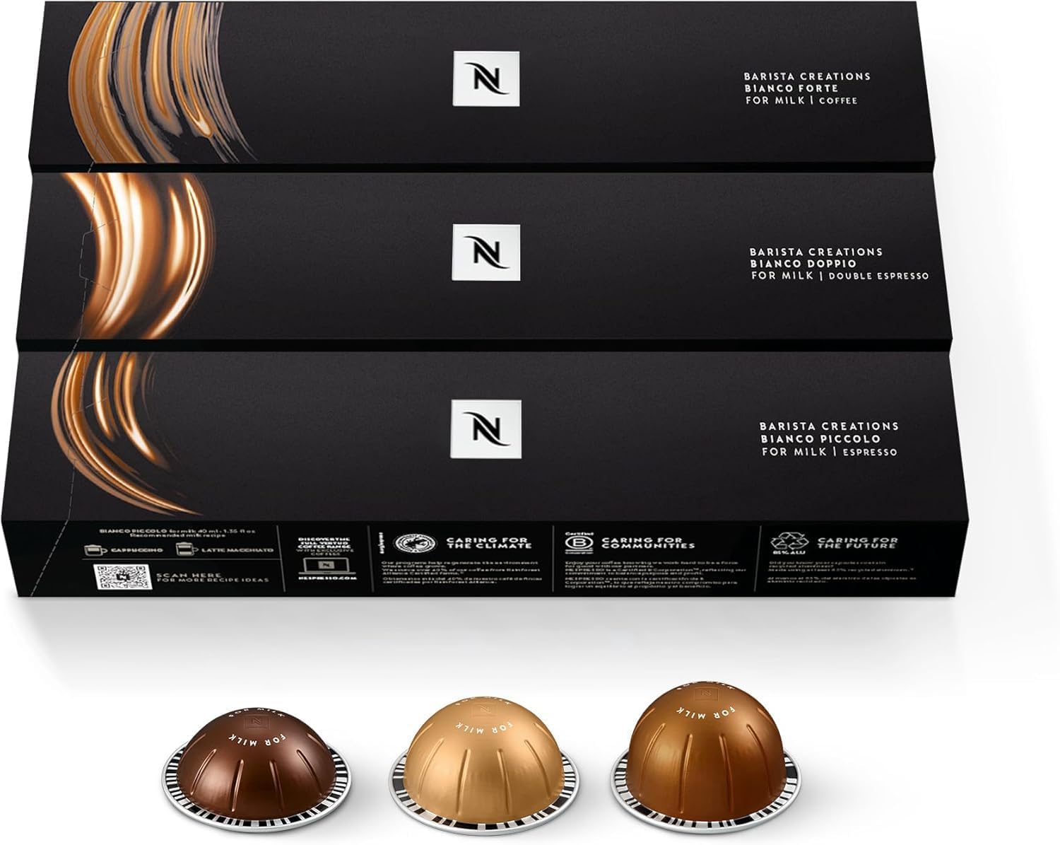 Nespresso Capsules Vertuo, Melozio, Medium Roast Coffee, 30-Count Coffee Pods, Brews 7.8oz.