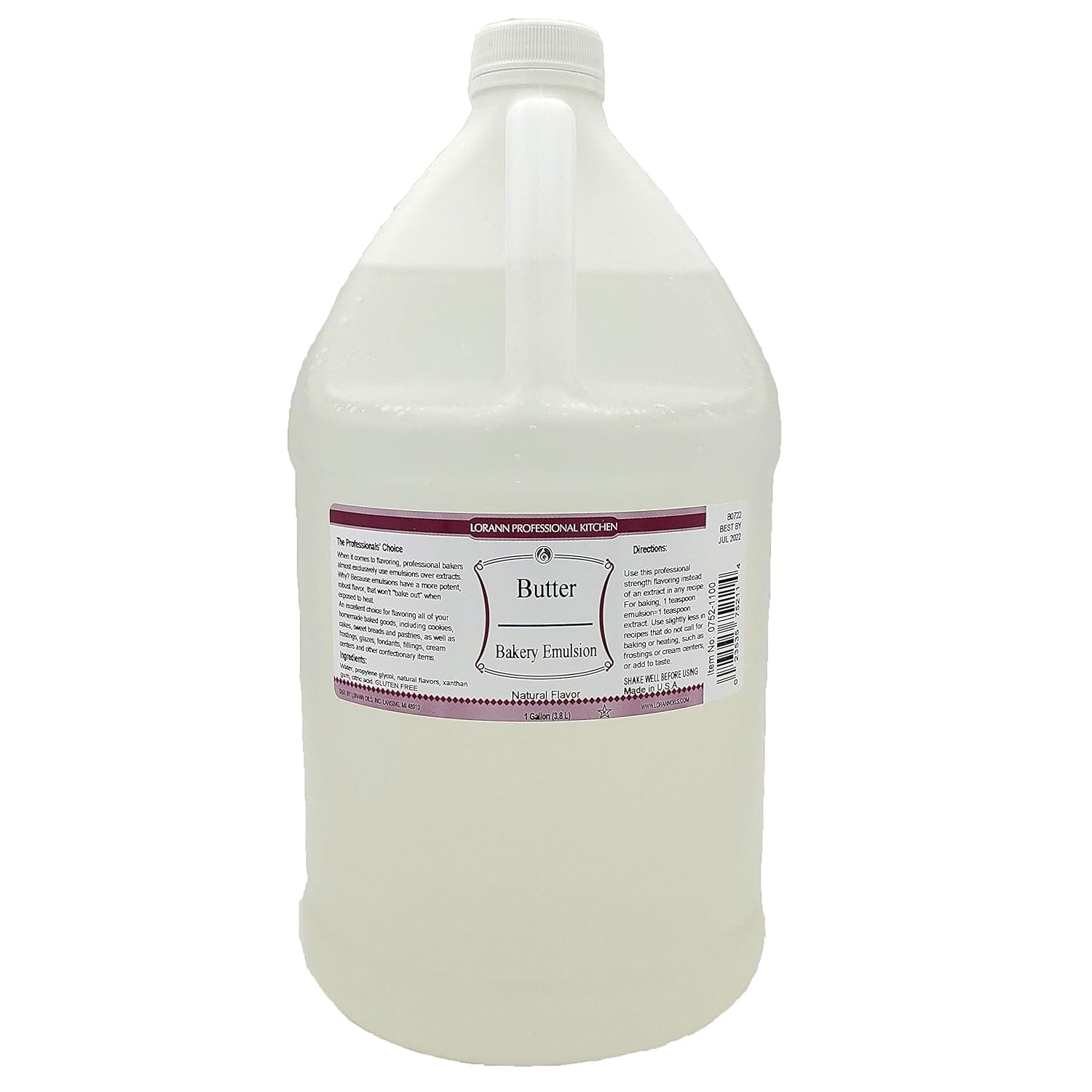 LorAnn Oils Coffee Bakery Emulsion: True Essence, Ideal for Boosting Fruit Tones in Cakes, Cookies & Desserts, Gluten-Free, Keto-Friendly, Extract Substitute Essential for Your Kitchen, 4 Oz