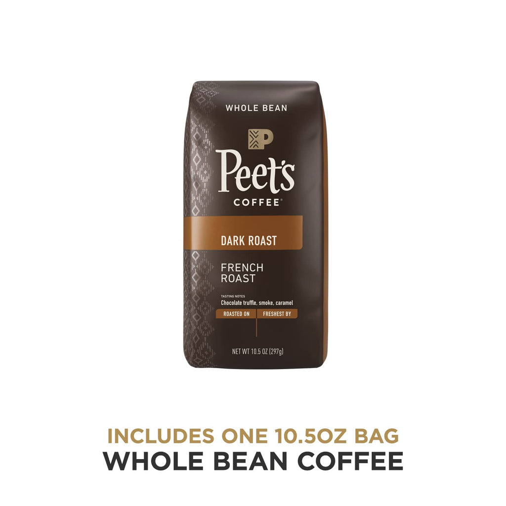 Peet's Coffee, Dark Roast Whole Bean Coffee, 100% Arabica Coffee - Major Dickason's Blend 18 Ounce Bag