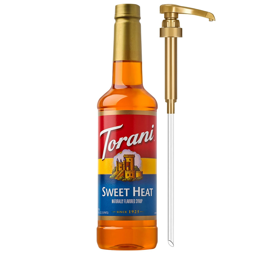 Torani Coffee Syrup, Vanilla Flavored Syrup for Drinks, Pump Included, 25.4 Fl Oz
