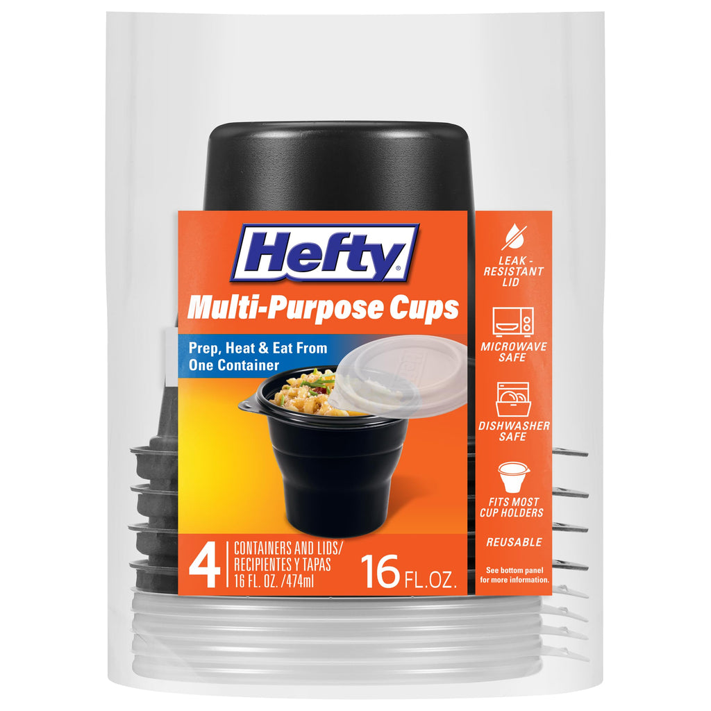 Hefty Disposable Hot Cups with Lids, Insulated Paper Coffee Cups for Tea, Cocoa and Hot Beverages, Leak Resistant Single Use Drink Cups, 16 Ounce, 20 Count