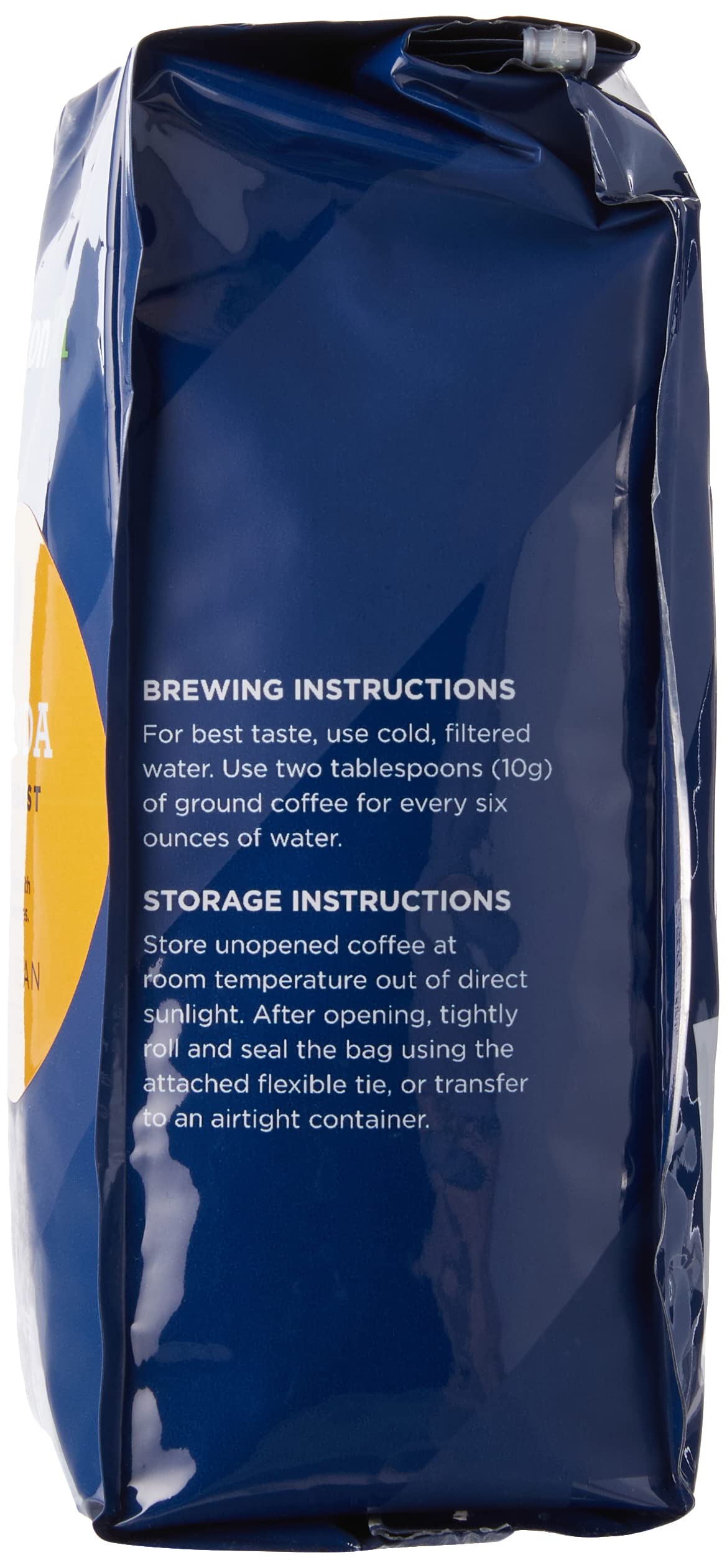 Amazon Fresh, Nicaragua Whole Bean Coffee, Medium Roast, 12 Oz