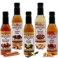 Barista's Secret® Coffee Syrups Variety Pack – Gourmet Flavored Syrup Set for Coffee, Drinks & Desserts – French Vanilla, Caramel, Hazelnut, Toffee, Brown Sugar Cinnamon – 5 Pack, 12.7 oz Each