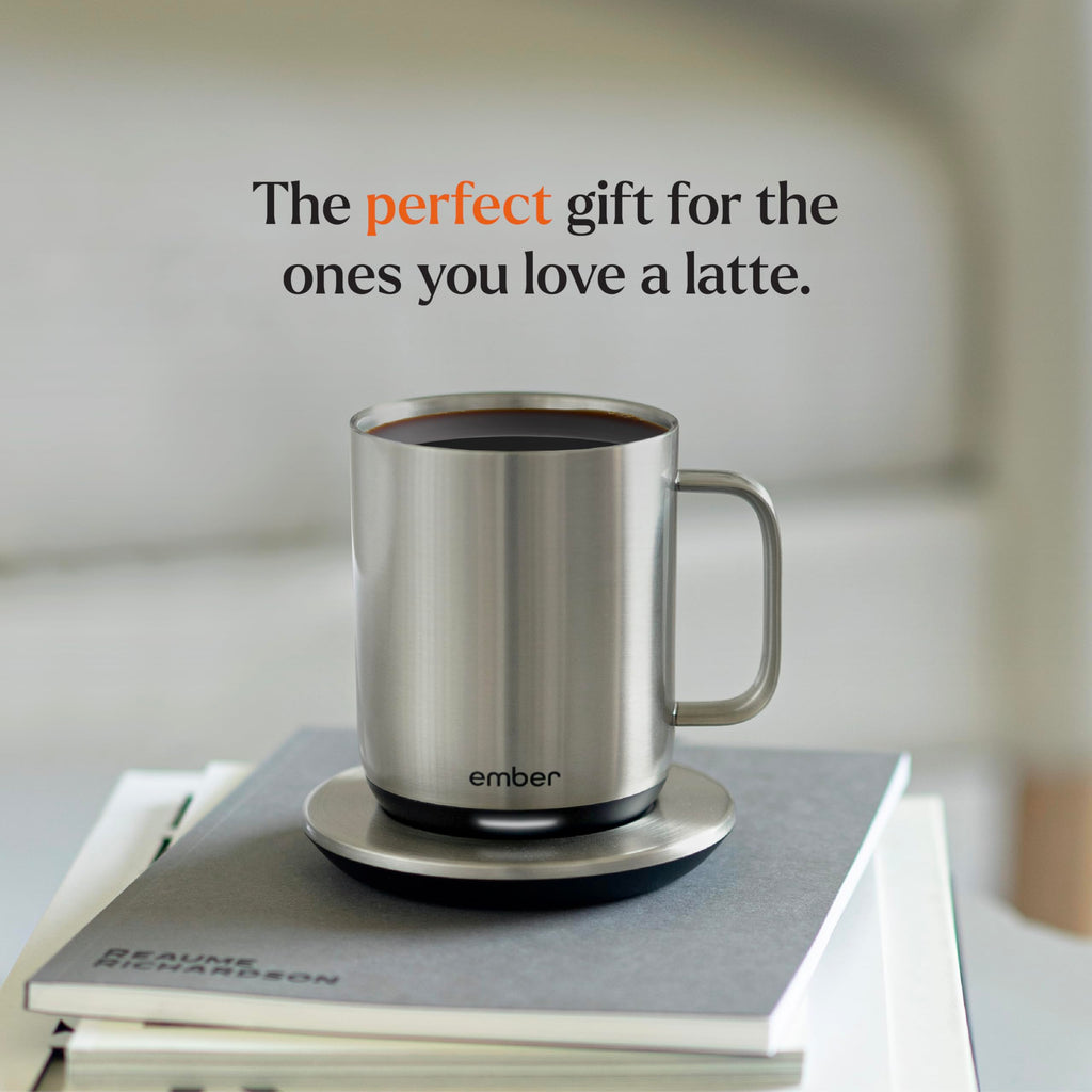 Ember Temperature Control Smart Mug 2, 14 Oz, App-Controlled Heated Coffee Mug with 80 Min Battery Life and Improved Design, Black