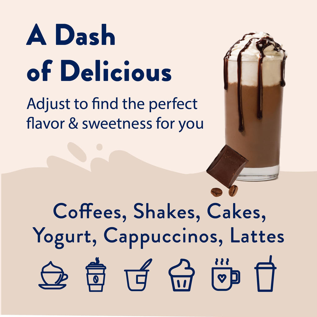 Jordan's Skinny Mixes Sugar Free Coffee Syrup, Cinnamon Dolce Coffee Flavoring Syrup, Naturally Sweetened Zero Calorie Drink Mix, Lattes, Baking or Protein Shake, Dairy & Gluten Free, 12.7 Fl Oz
