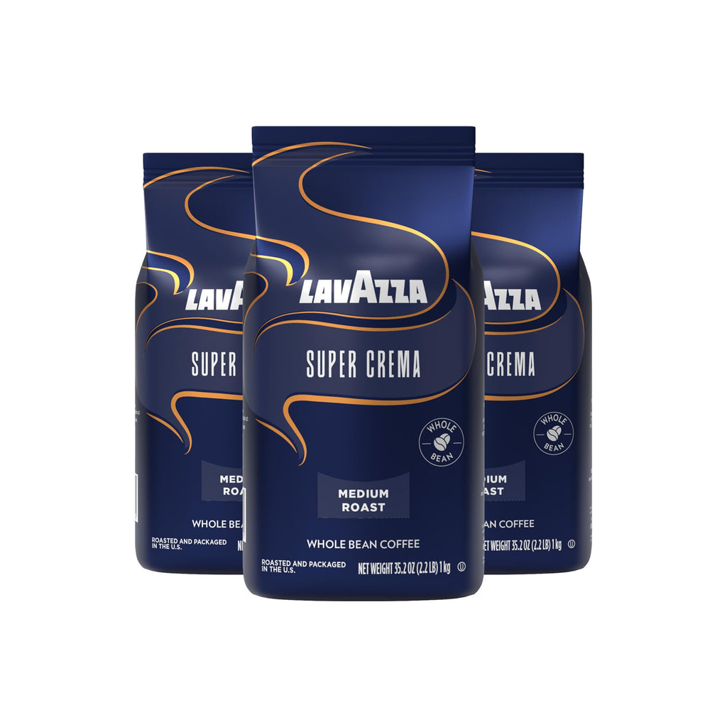 Lavazza Espresso Whole Bean Coffee, Medium Roast, 100% Arabica, 2.2 lb Bag (Pack of 1)